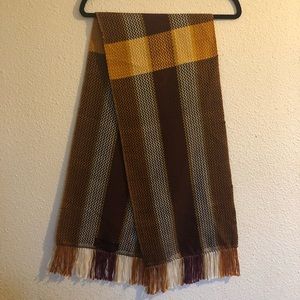 Hand woven prayer shawl.